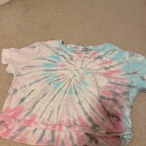 Tie dye crop top. Bought two weeks ago!